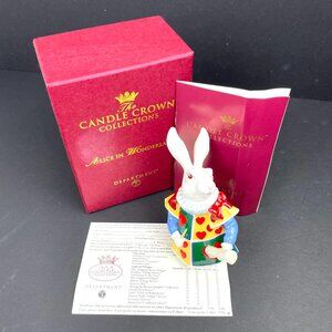Department 56 Candle Crown Collections Alice in Wonderland “White Rabbit”(2000)